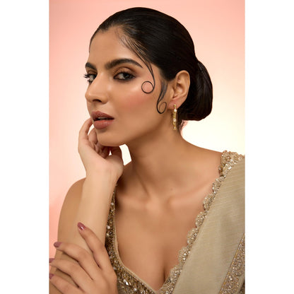 KARISA DESIGNS Classic Moissanite Hoops