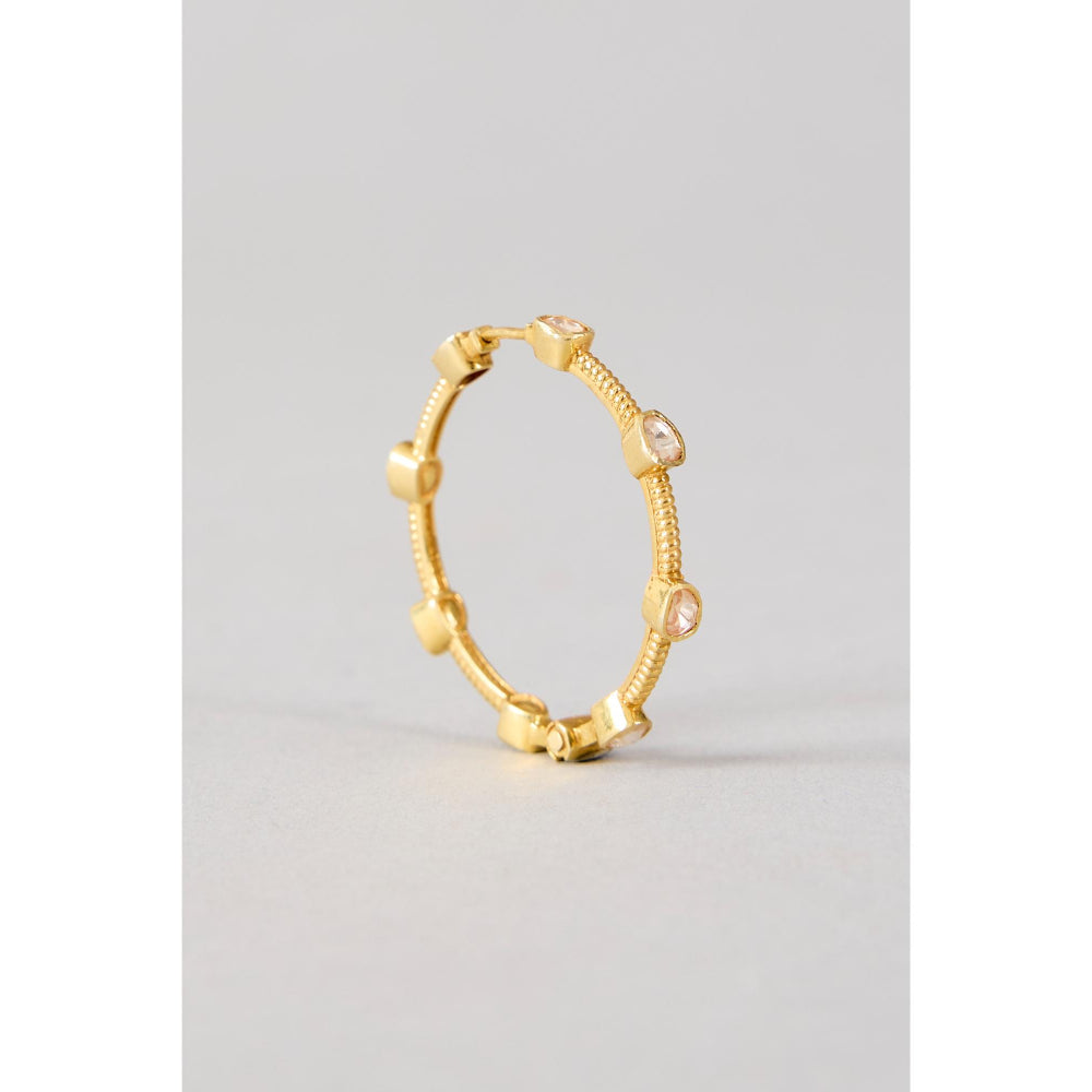 KARISA DESIGNS Classic Moissanite Hoops