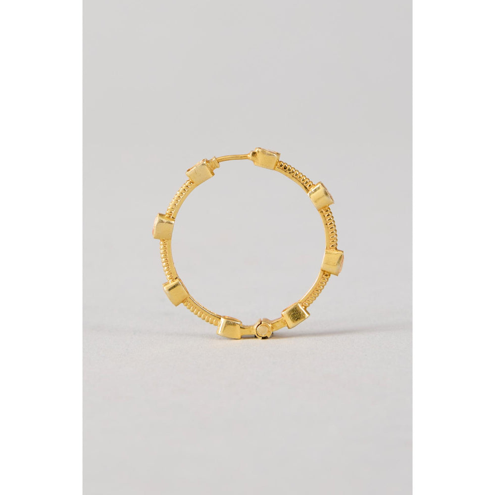 KARISA DESIGNS Classic Moissanite Hoops