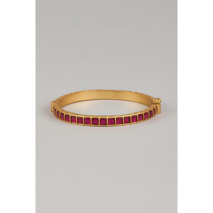 KARISA DESIGNS Giza Red Kundan Bangle