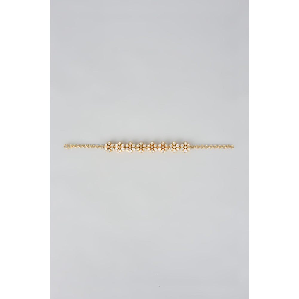 KARISA DESIGNS Autumn Moissanite Polki Bracelet