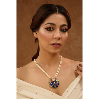 KARISA DESIGNS Peri Peacock Necklace