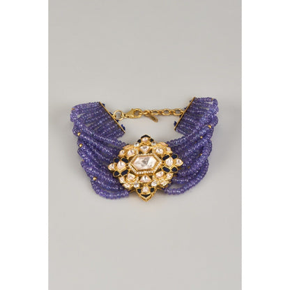 KARISA DESIGNS Teej Blue Moissanite Bracelet