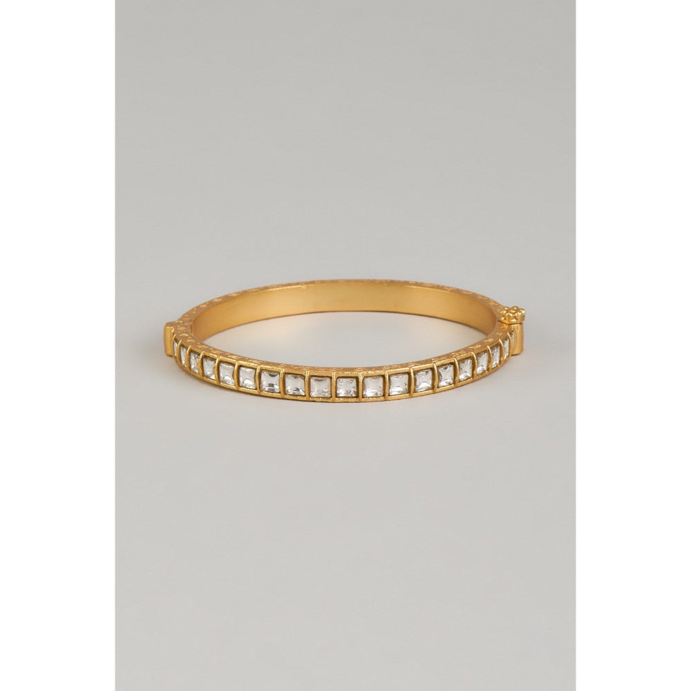 KARISA DESIGNS Giza White Kundan Kada