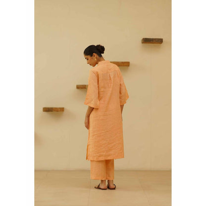 KAVANA Antara Embroidery Kurta with Pant (Set of 2)