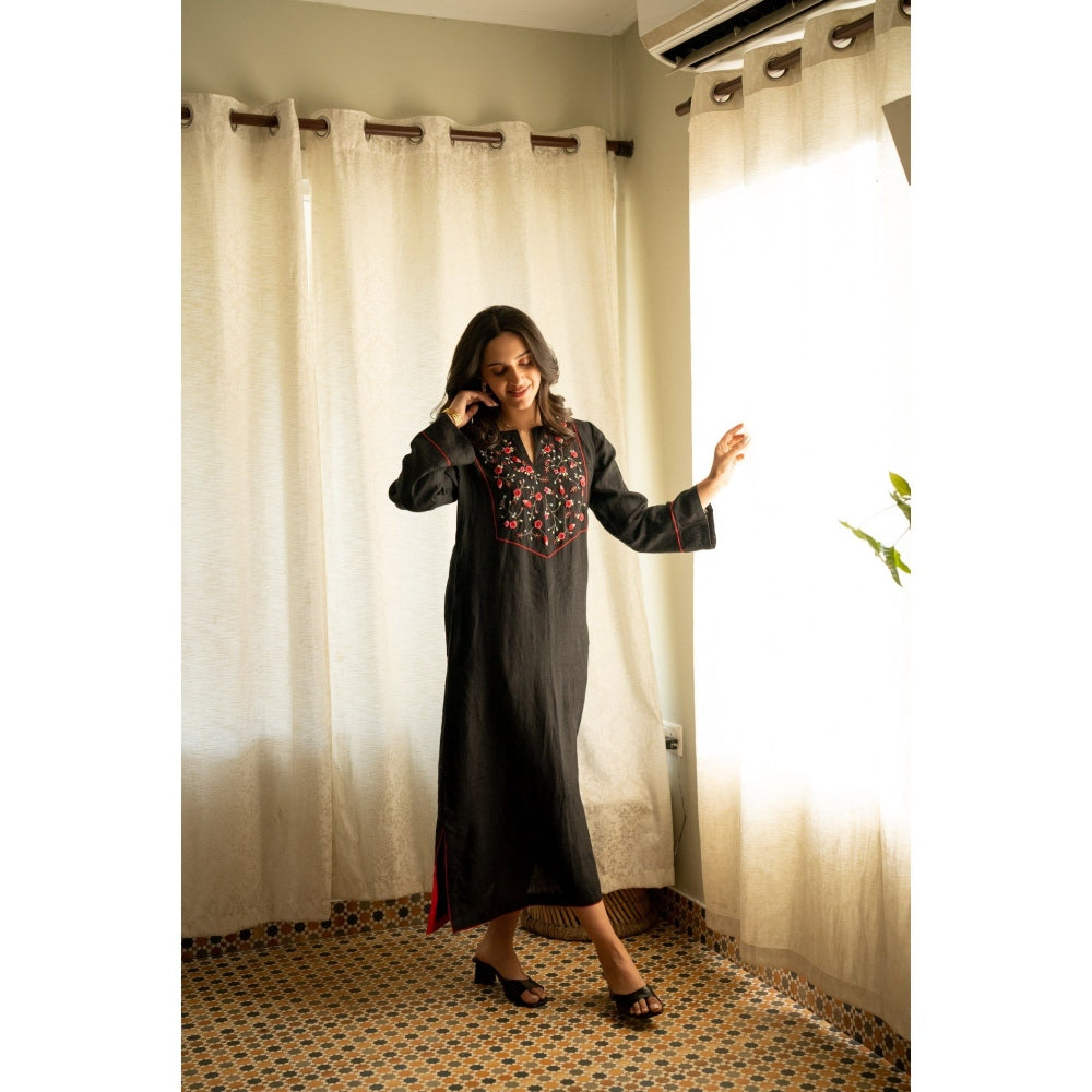 KAVANA Black Noori Dress