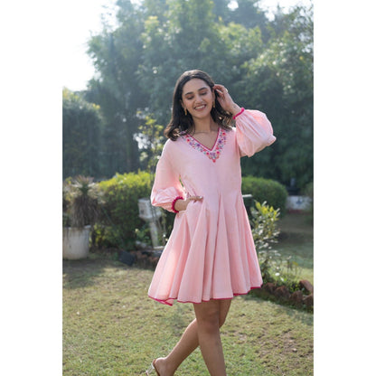 KAVANA Pink Niza Dress