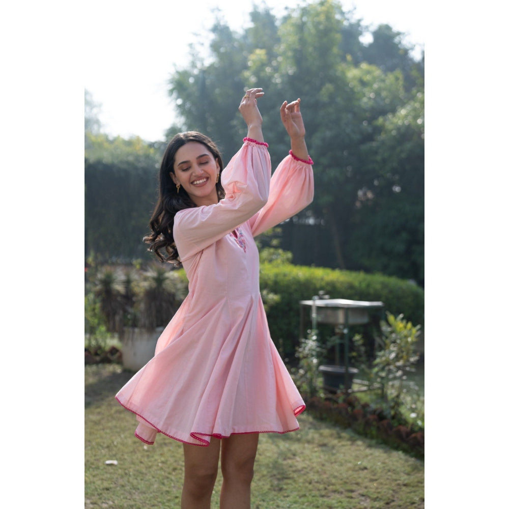 KAVANA Pink Niza Dress