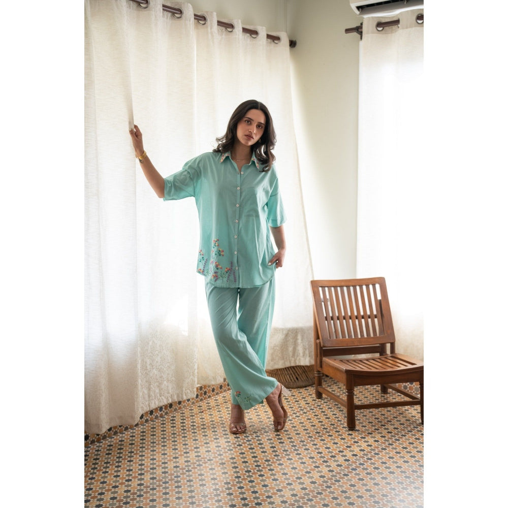 KAVANA Blue Aira Co-Ord Set (Set of 2)