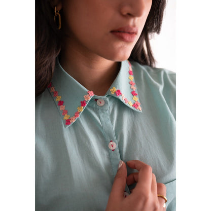 KAVANA Blue Aira Co-Ord Set (Set of 2)