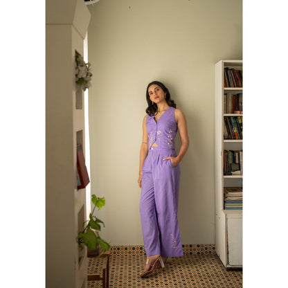 KAVANA Purple Aster Co-Ord (Set of 2)