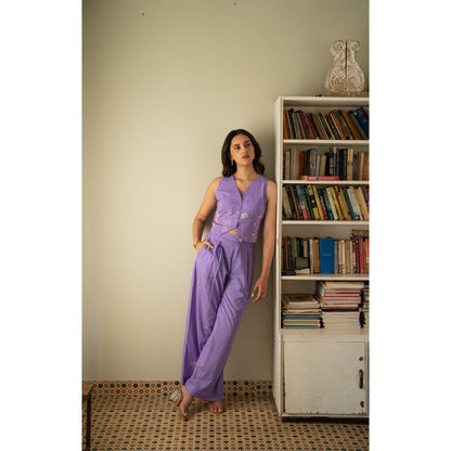 KAVANA Purple Aster Co-Ord (Set of 2)