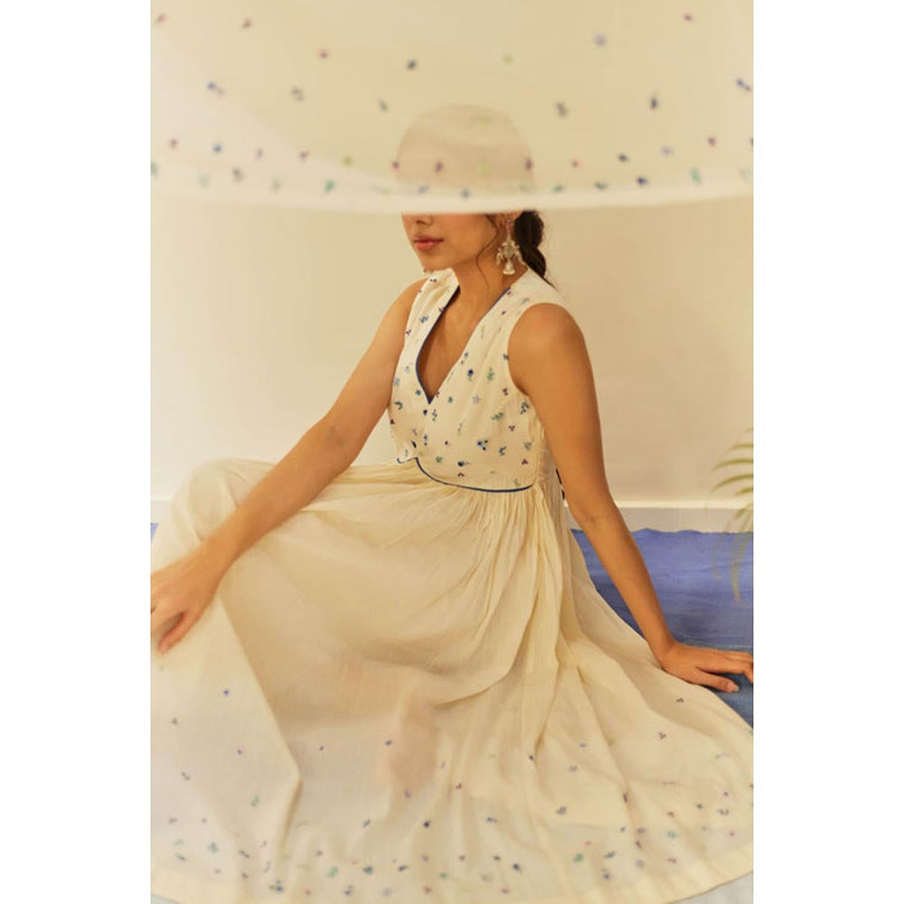 KAVANA Boond Beige Dupatta