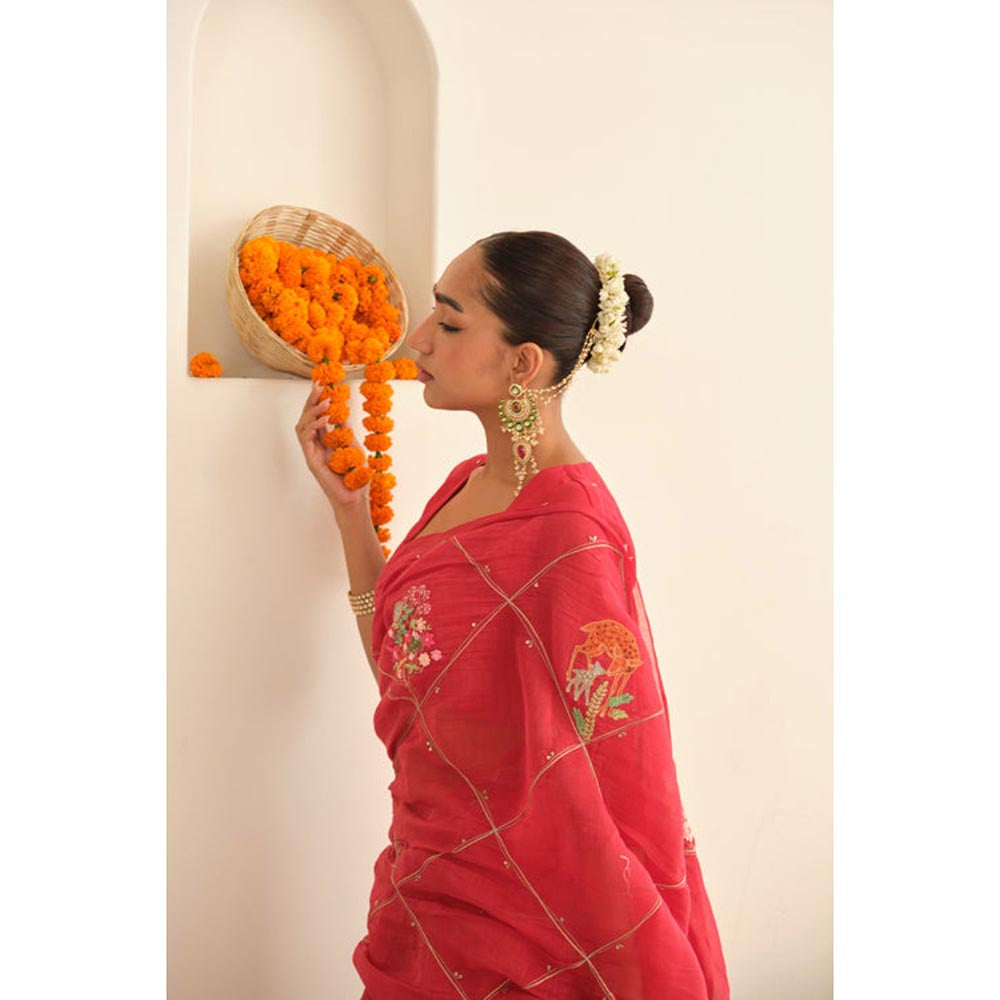 KAVANA Maya Chanderi Saree