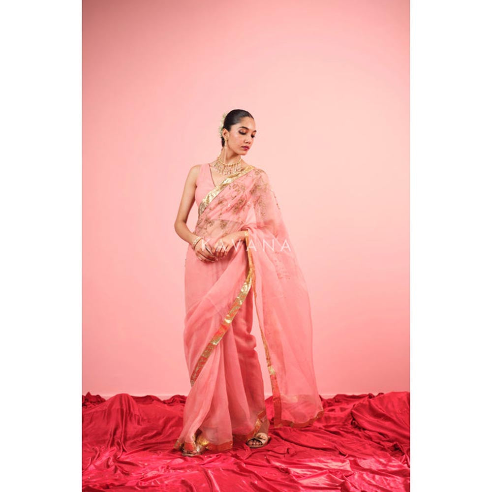 KAVANA Naz Silk Organza Saree