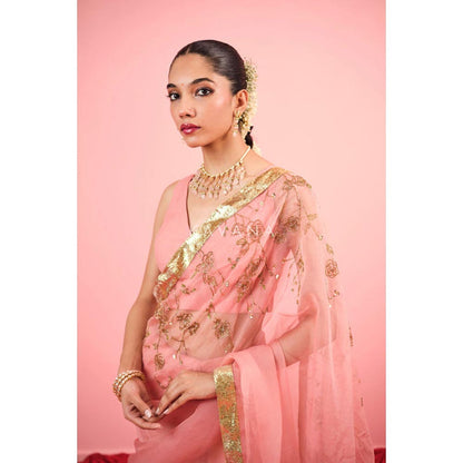 KAVANA Naz Silk Organza Saree