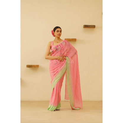 KAVANA Nira Linen Saree