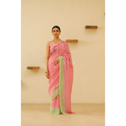 KAVANA Nira Linen Saree