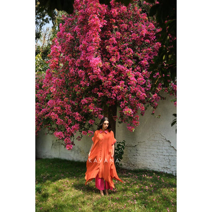 KAVANA Women Pink Rasna Kurta and Palazzo