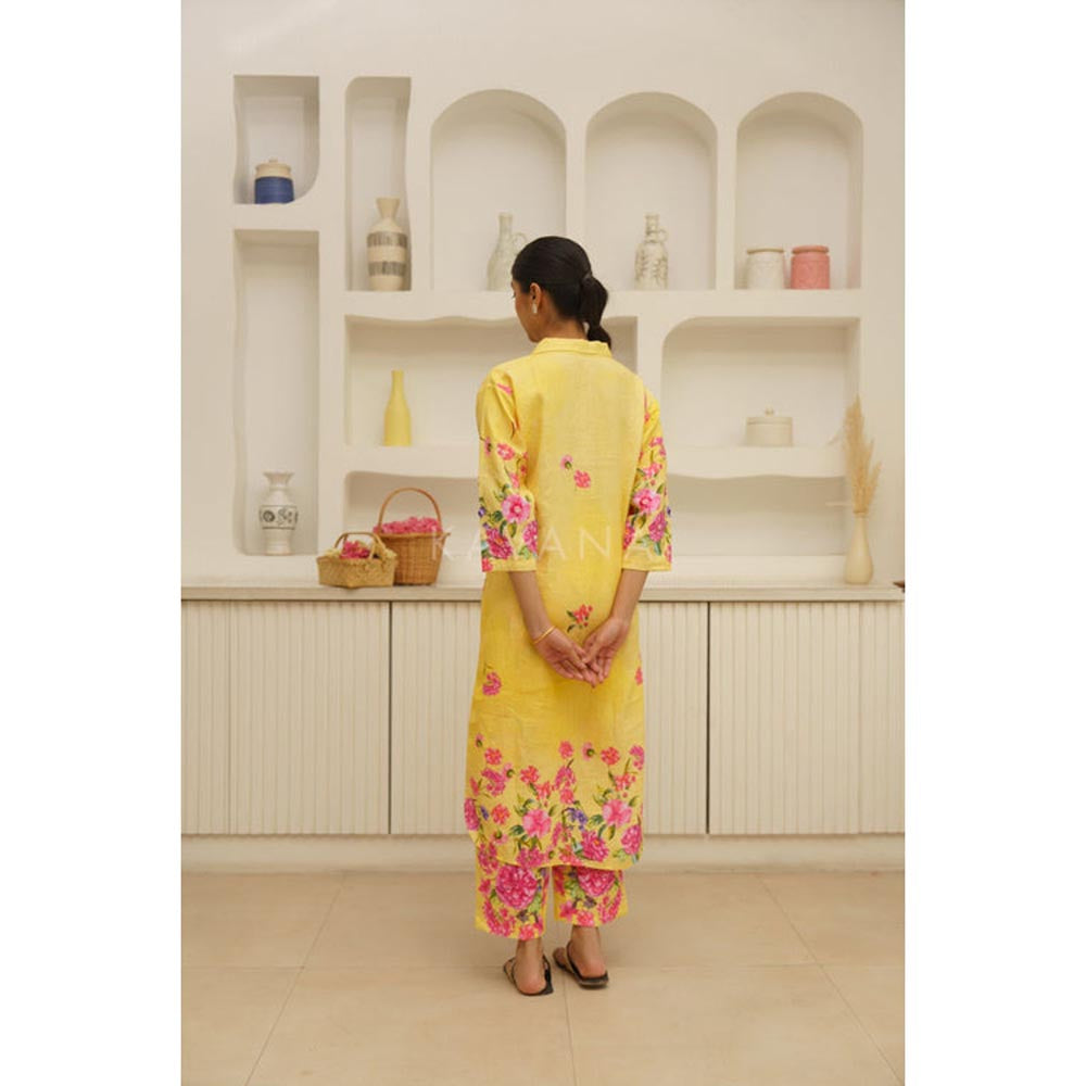KAVANA Women Floral Kashvi Kurta with Pant