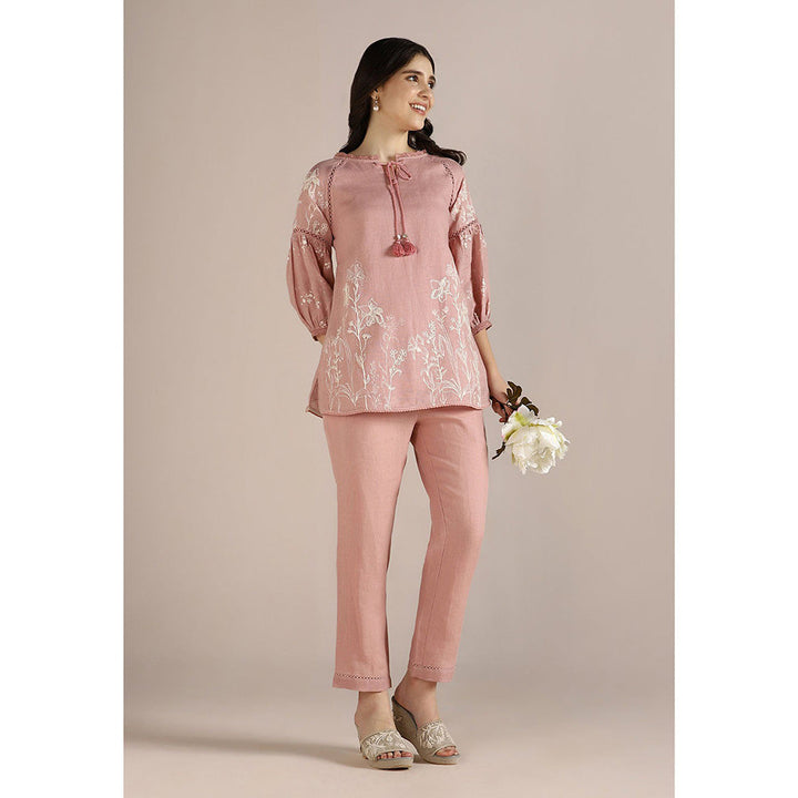 Kaveri Savannah Kismat Co-ord-Blush (Set of 2)