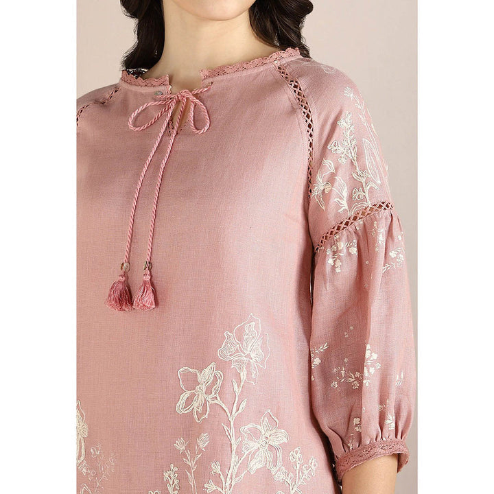 Kaveri Savannah Kismat Co-ord-Blush (Set of 2)