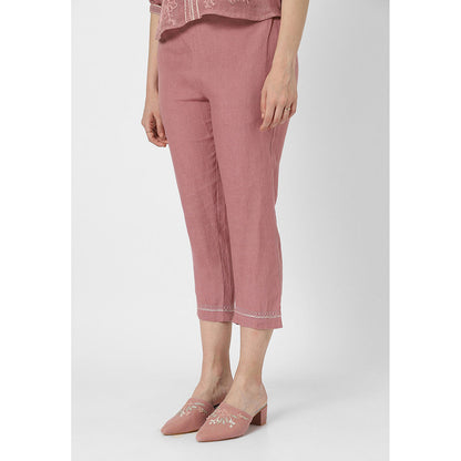 Kaveri Mauve Chateau Heart Strings Kismat Co-Ord (Set of 2)