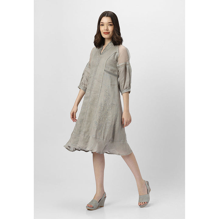 Kaveri Grey Fern Heart Strings Marie Dress