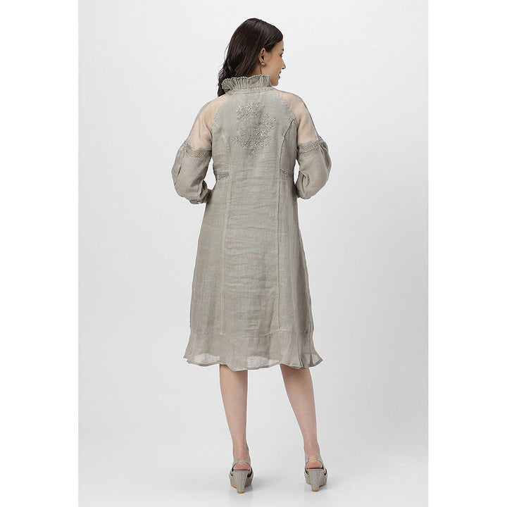 Kaveri Grey Fern Heart Strings Marie Dress