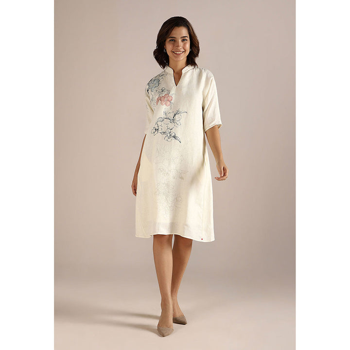 Kaveri Off-white Poppy Jane Dress