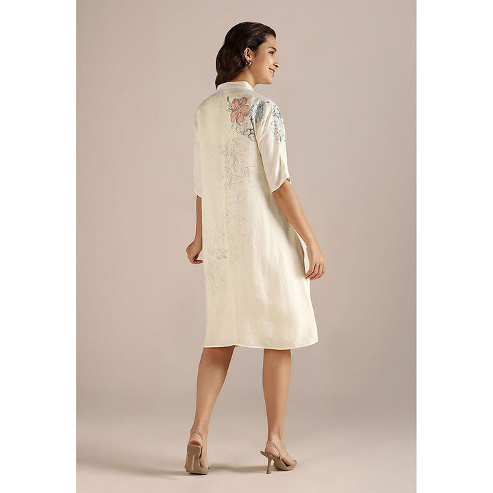 Kaveri Off-white Poppy Jane Dress