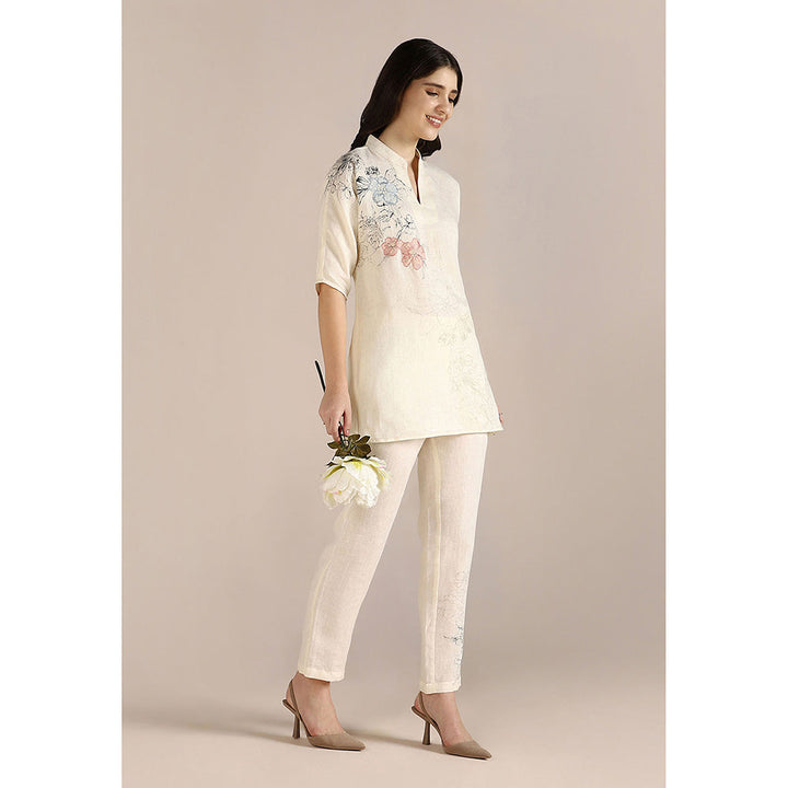 Kaveri Off-white Poppy Jane Co-Ord (Set of 2)