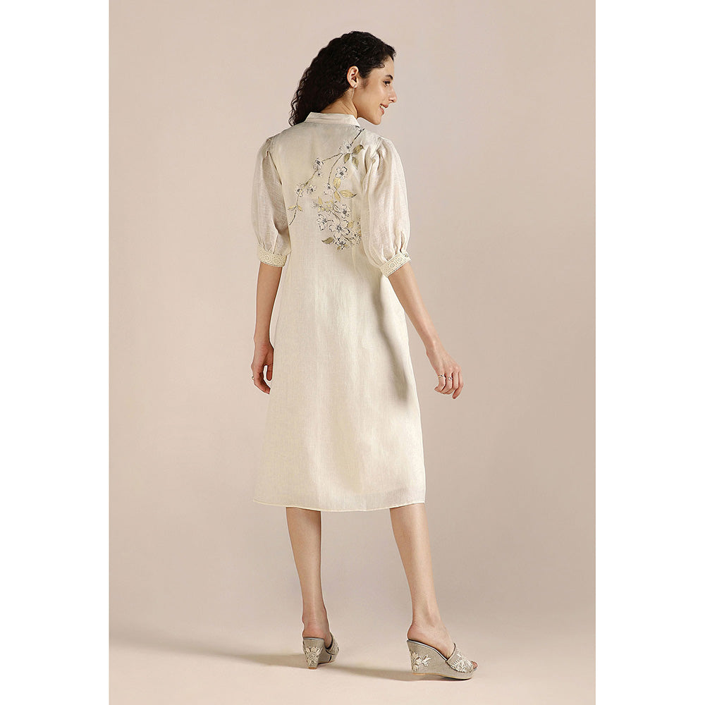 Kaveri Off-white Camelia Dress