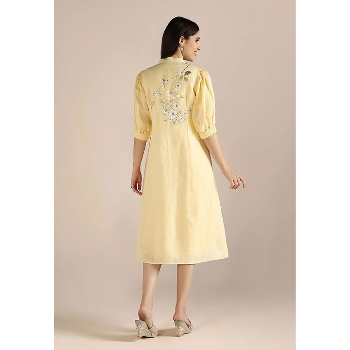 Kaveri Yellow Buttercup Camelia Dress