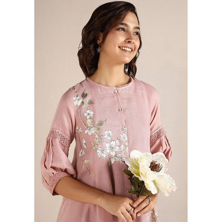 Kaveri Pink Blush Camelia Ice Cream Cone Co-Ord (Set of 2)