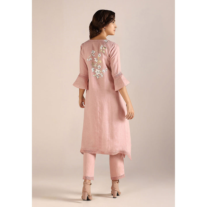 Kaveri Pink Blush Camelia Fly Free Co-Ord (Set of 2)