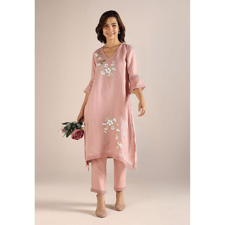 Kaveri Pink Blush Camelia Fly Free Co-Ord (Set of 2)