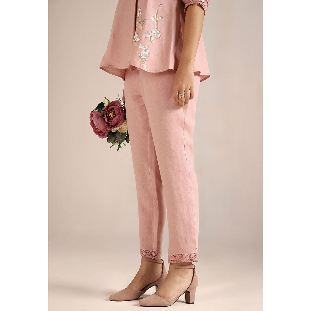 Kaveri Pink Blush Camelia Co-Ord (Set of 2)