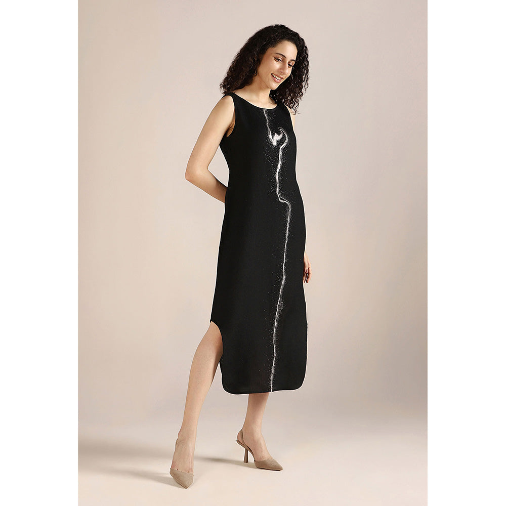 Kaveri Black Body Line Roots Dress