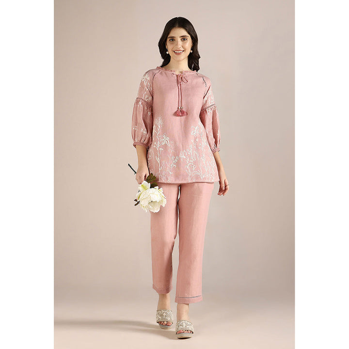 Kaveri Pink Blush Savannah Kismat Co-Ord (Set of 2)