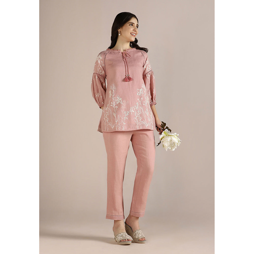 Kaveri Pink Blush Savannah Kismat Co-Ord (Set of 2)