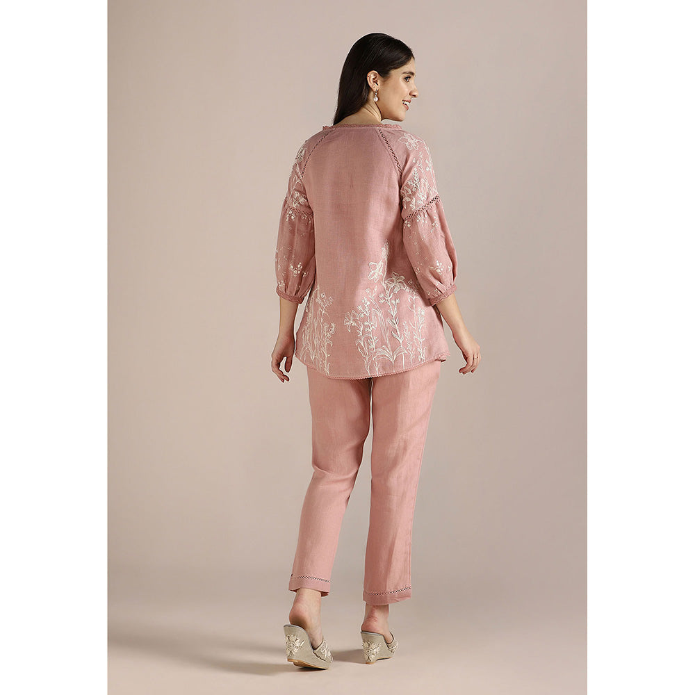 Kaveri Pink Blush Savannah Kismat Co-Ord (Set of 2)