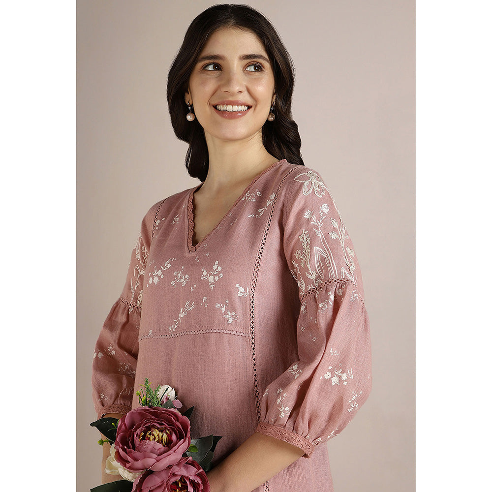 Kaveri Pink Blush Savannah Fly Free Co-Ord (Set of 2)