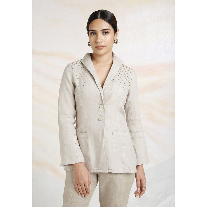 Kaveri Beige Natural Co-Ord (Set of 3)