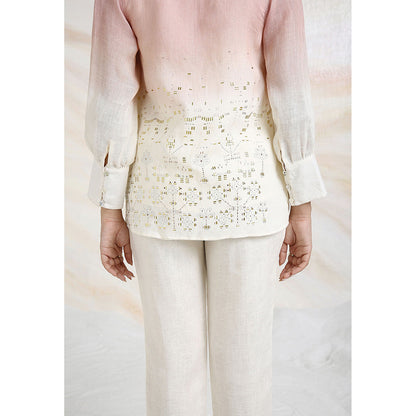 Kaveri Pink Blush Short Co-Ord (Set of 3)