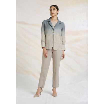 Kaveri Green Jade Short Co-Ord (Set of 3)