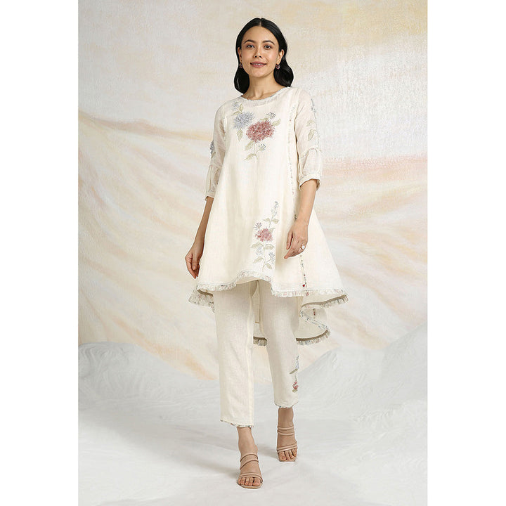 Kaveri Off White Ice Cream Cone Co-Ord (Set of 2)