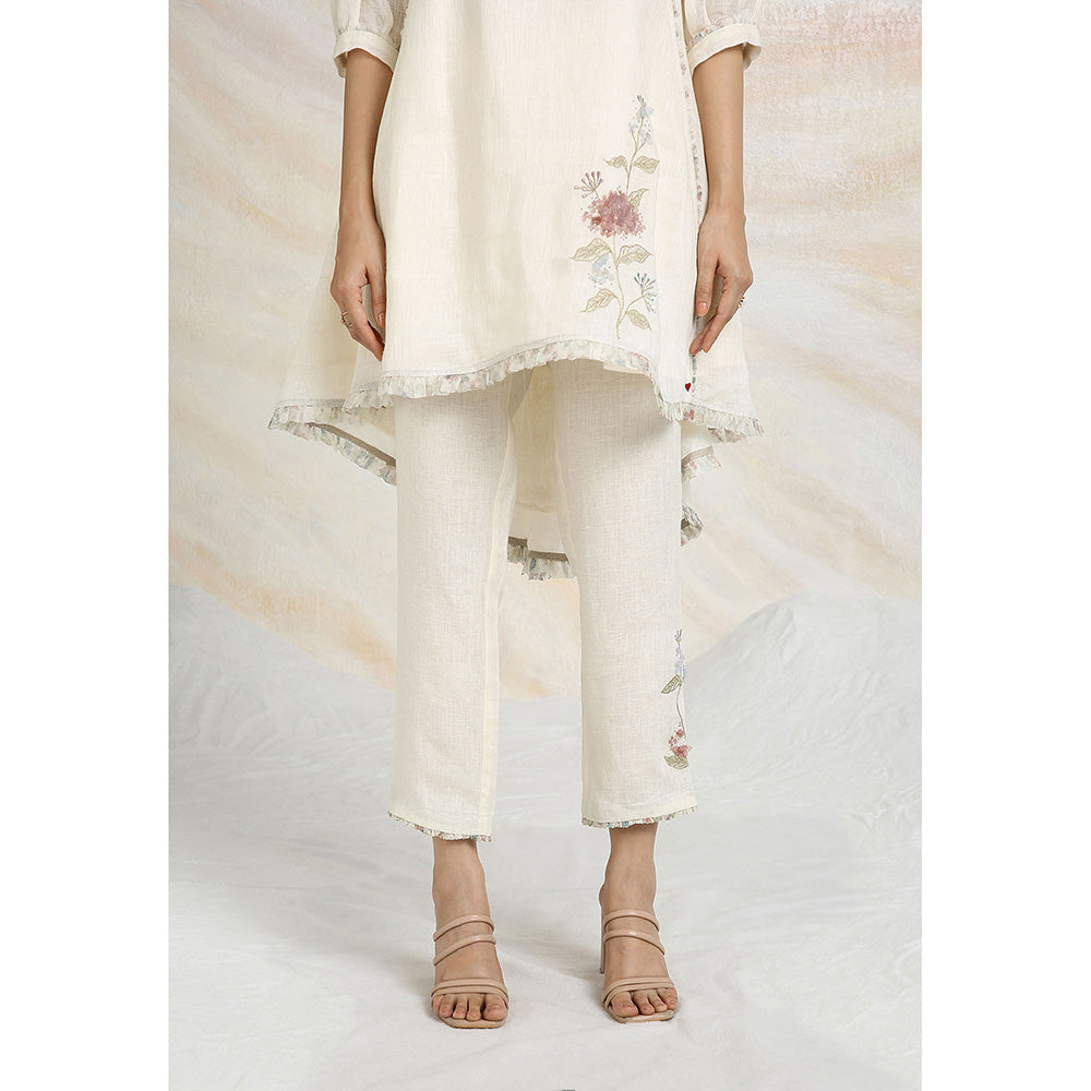 Kaveri Off White Ice Cream Cone Co-Ord (Set of 2)