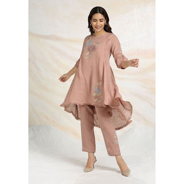 Kaveri Pink Peony Ice Cream Cone Co-Ord (Set of 2)