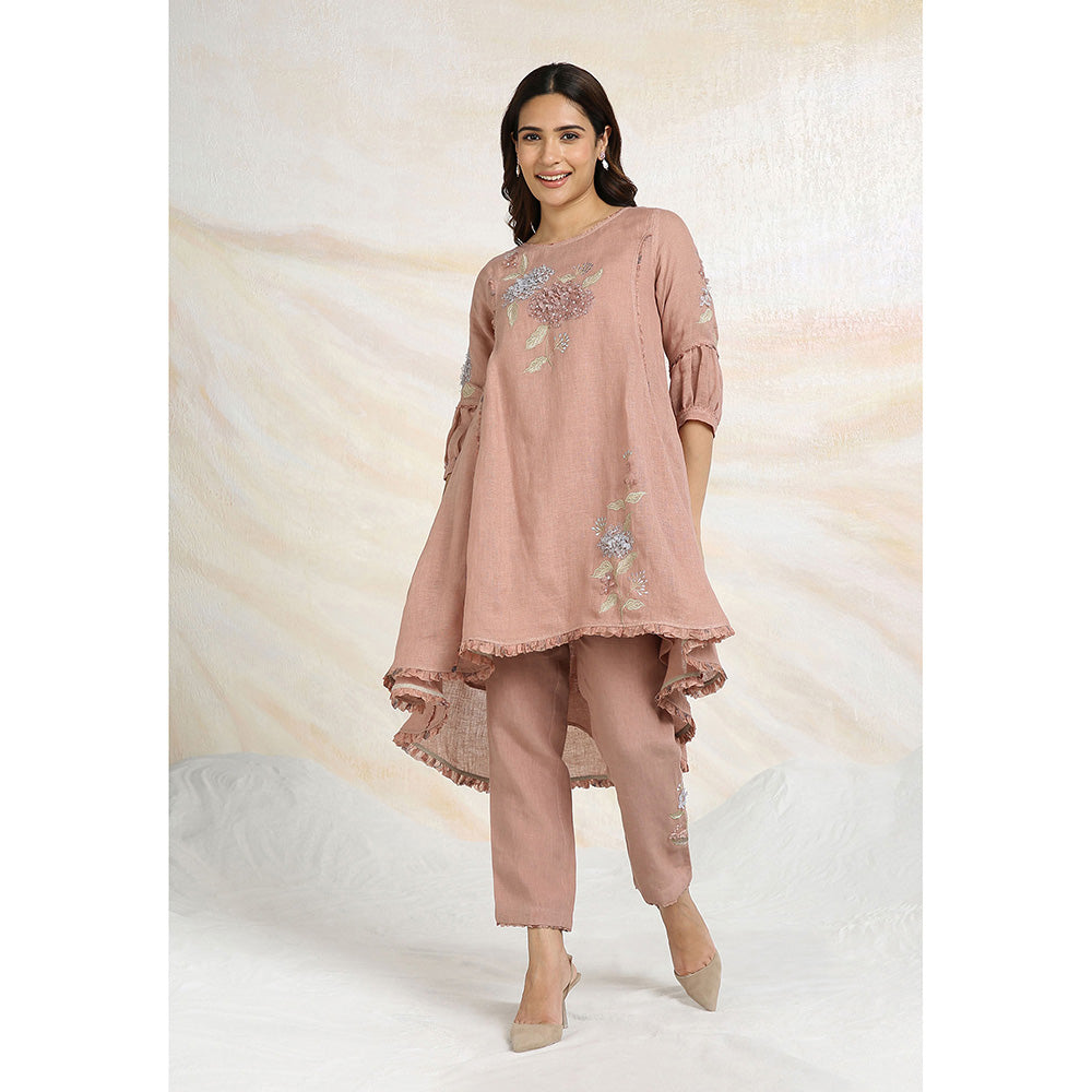 Kaveri Pink Peony Ice Cream Cone Co-Ord (Set of 2)